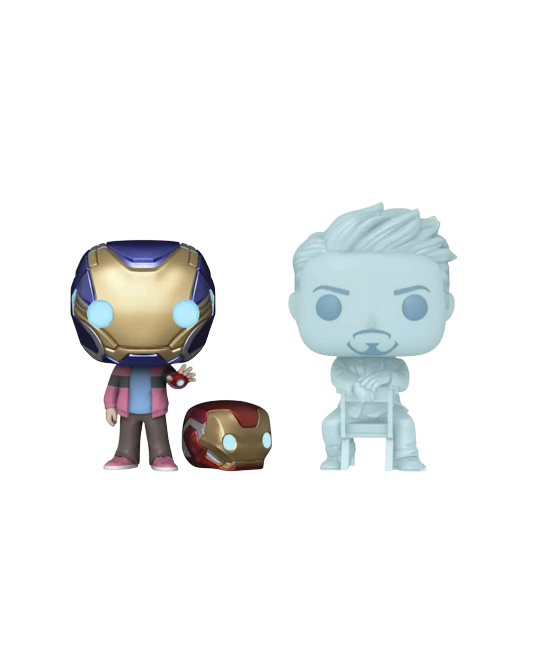 Funko Pop! (Marvel - Avengers Endgame) Morgan Stark y Tony Stark #Pack 2 (Falabella exclusivo) (Glows in the Dark) (Special Edition)
