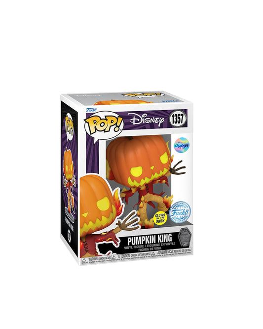 Funko Pop! (Disney) Pumpkin King #1357 (Glows in the Dark) (Funko Special Edition) (Weplayer)