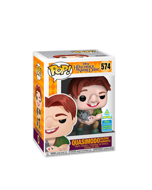 Funko Pop! (Disney - The Hunchback of Notre Dame) Quasimodo Holding Gargoyle #574 (2029 Summer Convention) (Weplay)