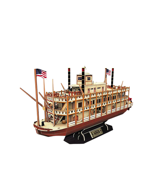 CubicFun - Barco Mississippi Steamboat (Puzzle 3D - 142 piezas)