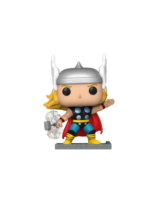 Funko Comic Covers Marvel Thor 13 en caja original, figura coleccionable con fondo de cómic clásico, ideal para fans de Marvel y coleccionistas. Disponible en figuraschile.cl