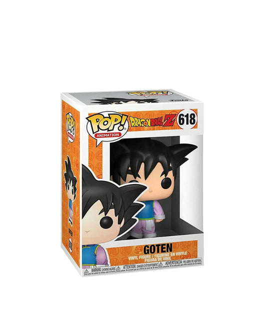 Funko Pop Animation Dragon Ball Z Goten 618 en caja original, figura coleccionable para fanáticos del anime Dragon Ball Z. Disponible en figuraschile.cl