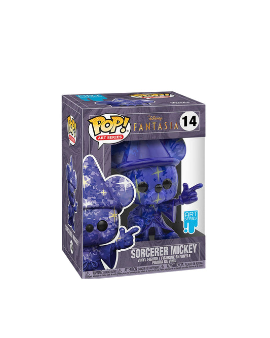 Funko Pop Art Series Disney Fantasia #14 Sorcerer Mickey, figura de colección en caja con diseño artístico — disponible en figuraschile.cl