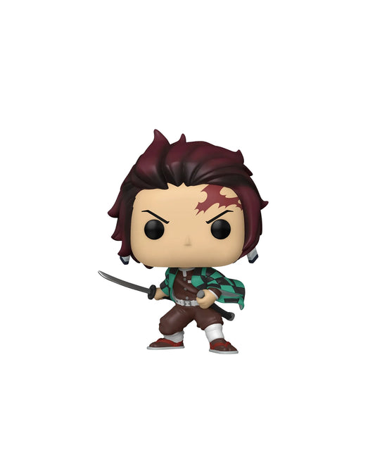 Funko Pop Demon Slayer Tanjiro Kamado 867 en caja original, figura coleccionable del protagonista del anime Kimetsu no Yaiba. Disponible en figuraschile.cl