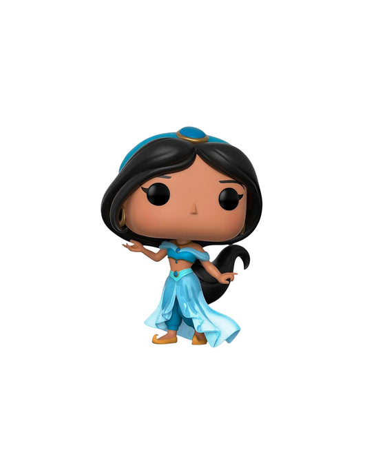 Funko Pop Disney Jasmine 326 en caja original, figura coleccionable de la princesa Jasmine ideal para fanáticos del universo Disney. Disponible en figuraschile.cl