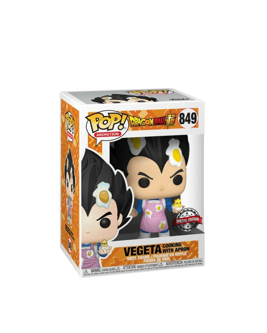 Funko Pop Dragon Ball Super 849 Vegeta Special Edition en caja original, figura coleccionable exclusiva del príncipe Saiyajin Vegeta. Disponible en figuraschile.cl