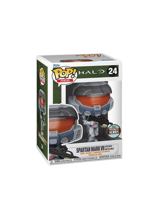 Funko Pop! (Halo) Spartan Mark VII #24 (With BR75 Battle Riffle) (Funko Speciality Series)