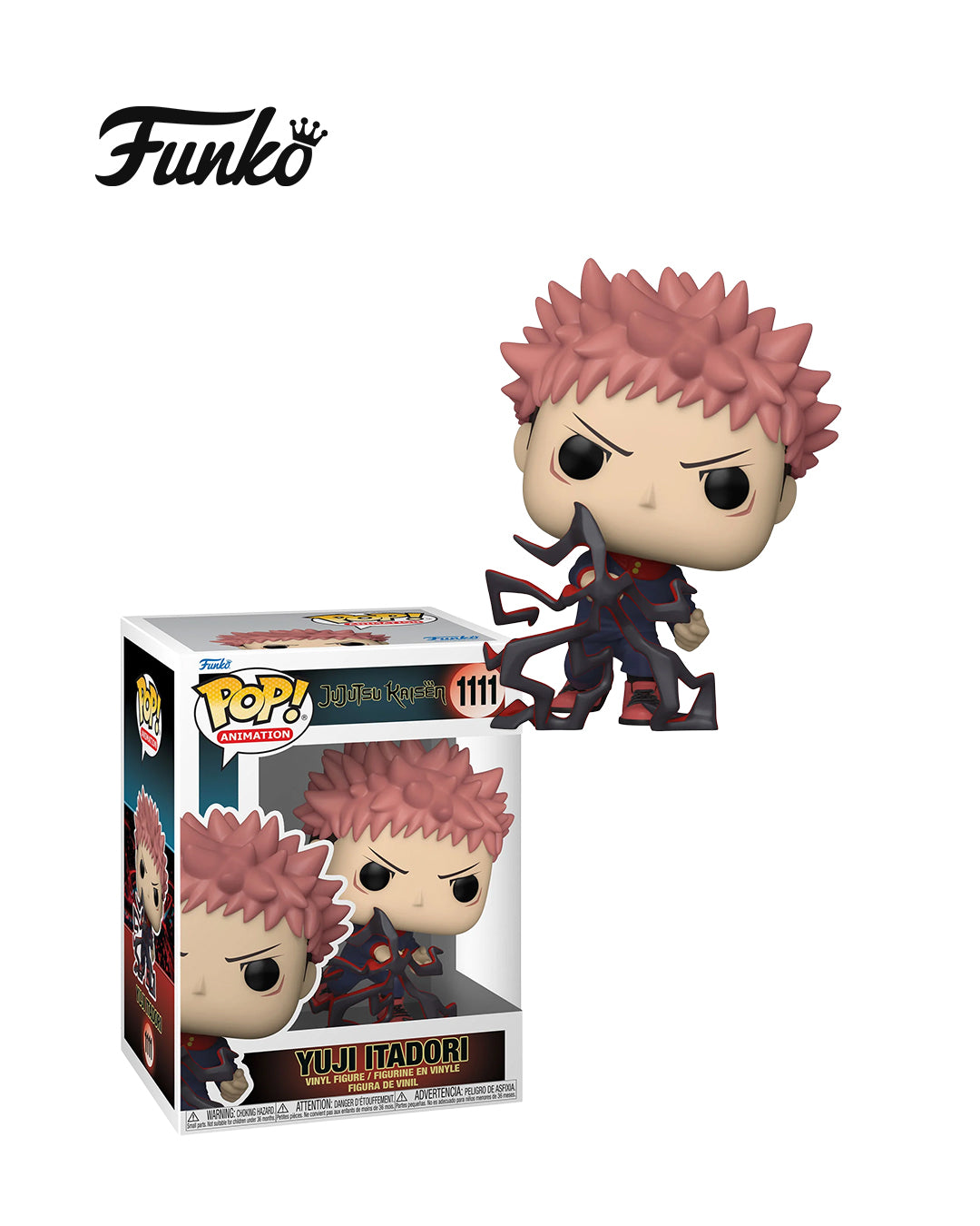 Figura Funko Pop Jujutsu Kaisen Yuji Itadori #1111 en caja - www.figuraschile.com