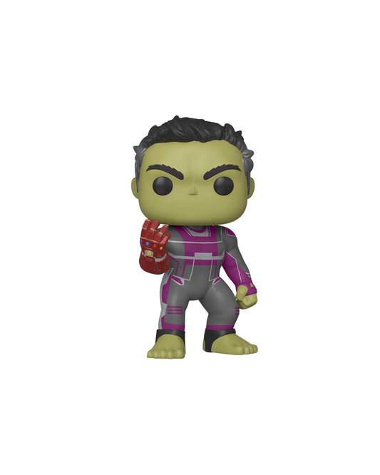 Funko Pop Marvel Avengers Endgame 478 Hulk en caja original, figura coleccionable del Hulk con traje cuántico, inspirada en la película Endgame. Disponible en figuraschile.cl