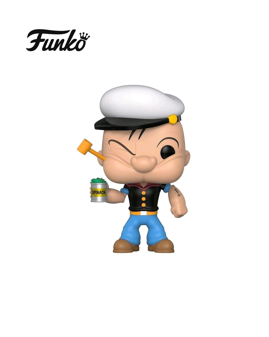Figura Funko Pop Popeye Popeye 369 – diseño clásico del icónico marinero, ideal para coleccionistas de Popeye; disponible en figuraschile.com