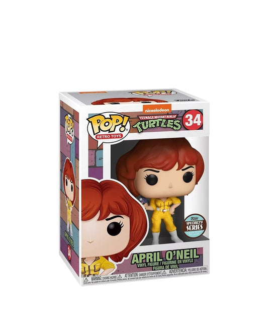 Funko Pop Retro Toys Turtles Teenage Mutant Ninja April O’Neil, Funko Speciality Series, figura de colección en caja — disponible en figuraschile.cl