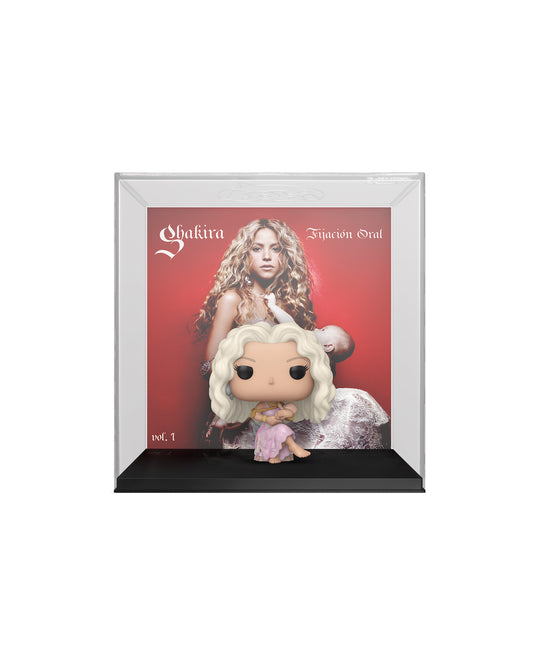 Figura Funko Pop! Shakira Fijación Oral #66, homenaje a la cantante colombiana con su icónico estilo musical, edición coleccionable disponible en Figuras Chile.