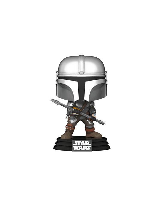 Figura Funko Pop #479 exclusiva de The Mandalorian con bastón de Beskar en caja original coleccionable disponible en figuraschile.cl