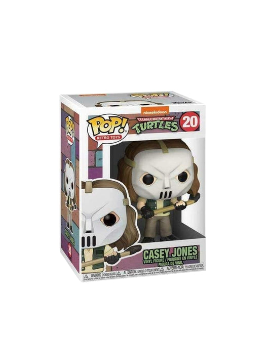 Funko Pop Teenage Mutant Ninja Turtles #20 Casey Jones, figura de vinilo coleccionable con detalles fieles al personaje de la serie animada, en caja original, ideal para fans y coleccionistas de TMNT — disponible en figuraschile.cl