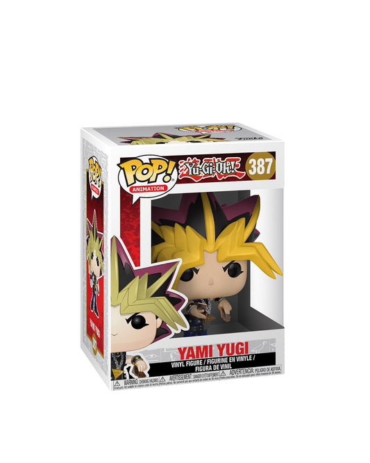 Funko Pop Yu-Gi-Oh! Yami Yugi 387 en caja original, figura coleccionable del Rey de los Juegos ideal para fanáticos del anime Yu-Gi-Oh!. Disponible en figuraschile.cl