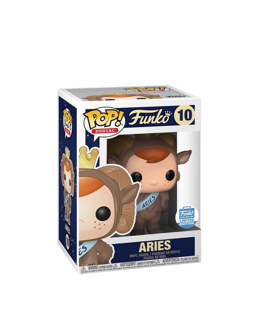 Funko Pop Zodiac #10 Aries, edición limitada Funko, figura de vinilo coleccionable con diseño especial, en caja original, ideal para fans del zodiaco y coleccionistas — disponible en figuraschile.cl