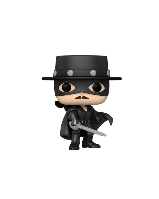 Funko Pop Zorro El Zorro 1270 en caja original, figura coleccionable del icónico héroe enmascarado, ideal para fans y coleccionistas. Disponible en figuraschile.cl