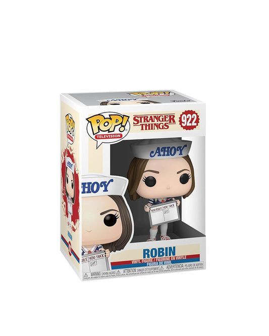 Funko Pop de Robin, personaje de la serie Stranger Things, número 922, figura coleccionable disponible en www.figuraschile.cl
