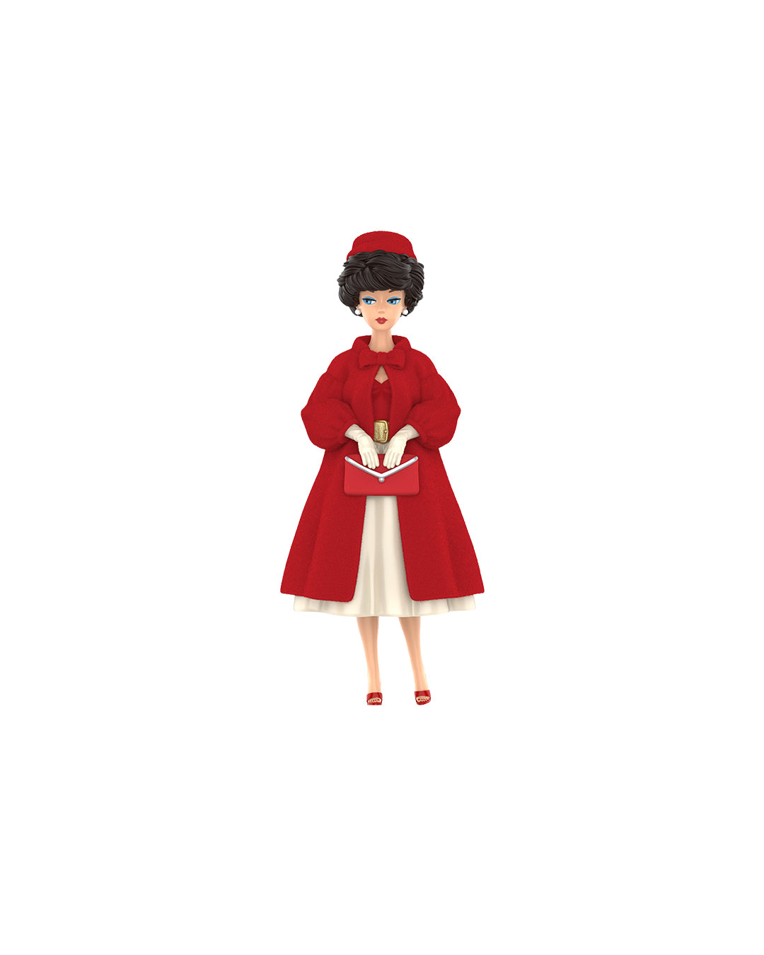 Figura Pop Mart Barbie Style Icon Series Silken Flame Barbie 1962 - www.figuraschile.com