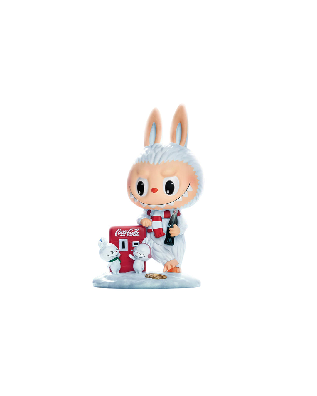 Figura coleccionable Pop Mart The Monsters Coca-Cola, colaboración oficial con diseño exclusivo, disponible en Figuras Chile.