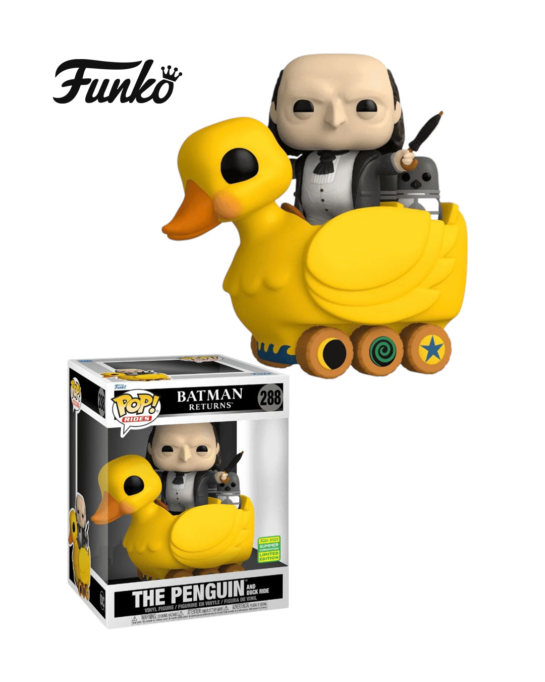 Funko Pop! (Batman Returns) The Penguin and Duck Ride #288 (Funko 2022 Summer Convention) (Weplay)