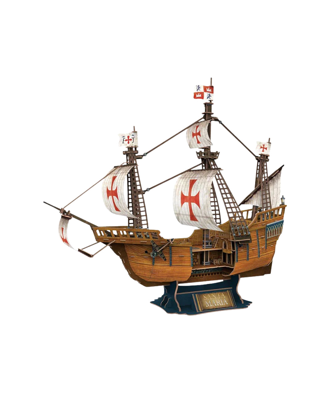 CubicFun - Barco Santa Maria (Puzzle 3D - 204 piezas)