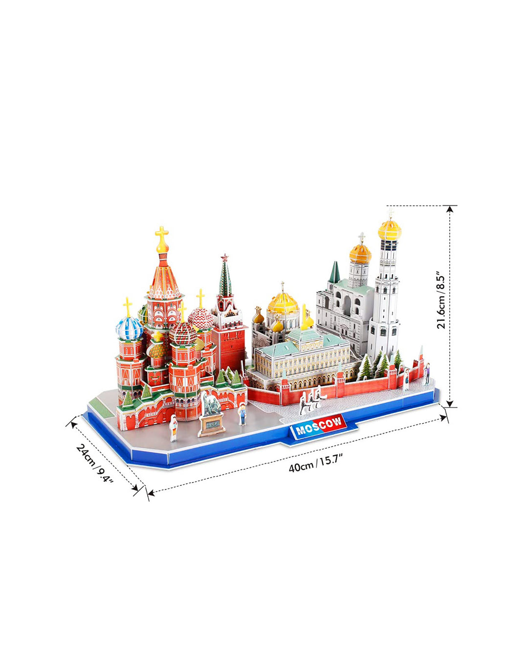 Puzzle 3D CubicFun City Line, 204 piezas para armar, figura decorativa y educativa, disponible en figuraschile.cl