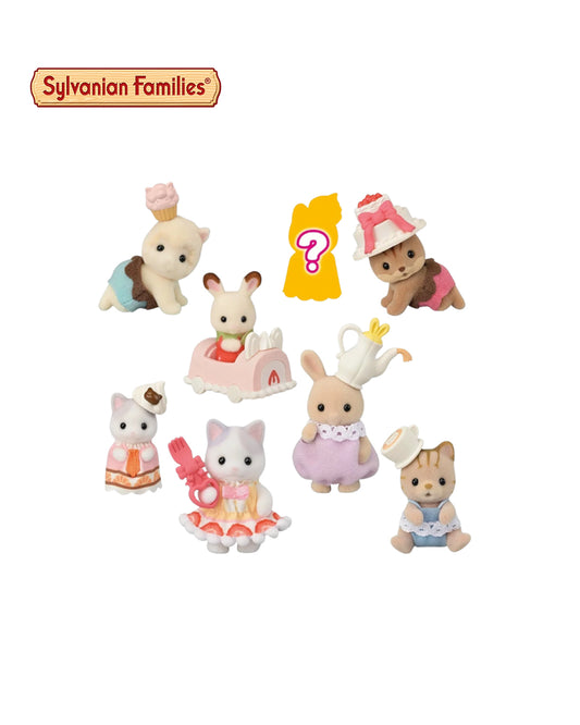 Epoch Sylvanian Families Baking Baby Party Series Blind Bag, juguete coleccionable sorpresa ideal para fans de Sylvanian Families. Disponible en figuraschile.cl