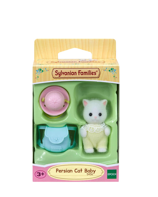 Gatito Persa bebé Sylvanian Families set 5456, figura coleccionable individual Epoch 2025 Calico Critters, disponible en figuraschile.cl