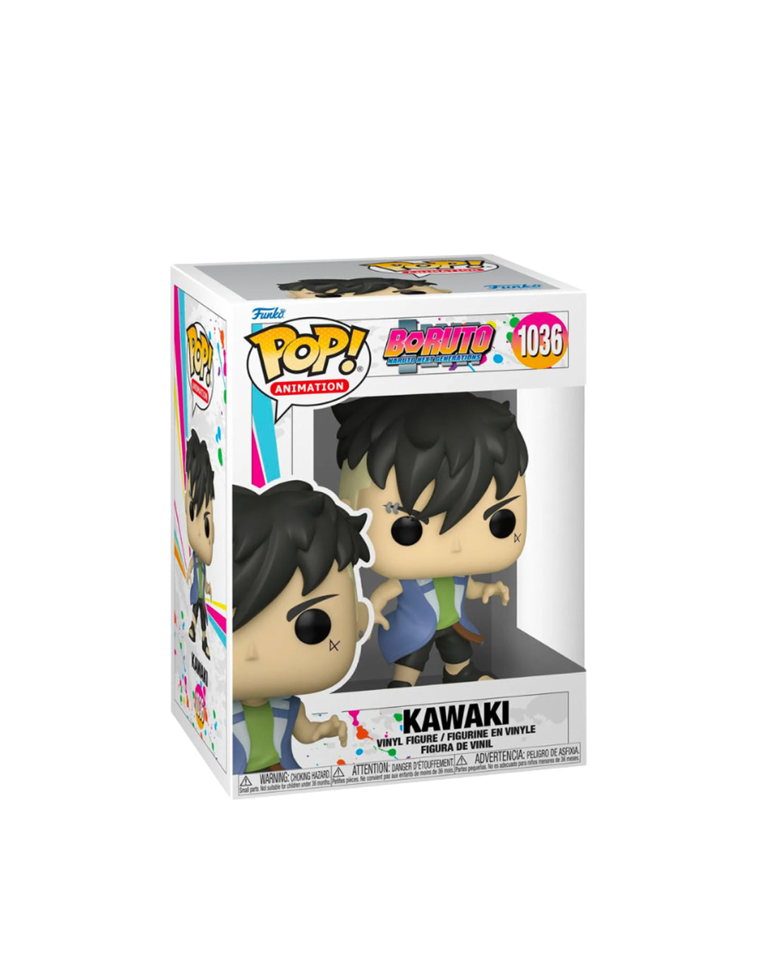 Funko Pop! Animation Boruto Kawaki #1036 — figura coleccionable del personaje Kawaki de la serie Boruto: Naruto Next Generations. Disponible en figuraschile.cl