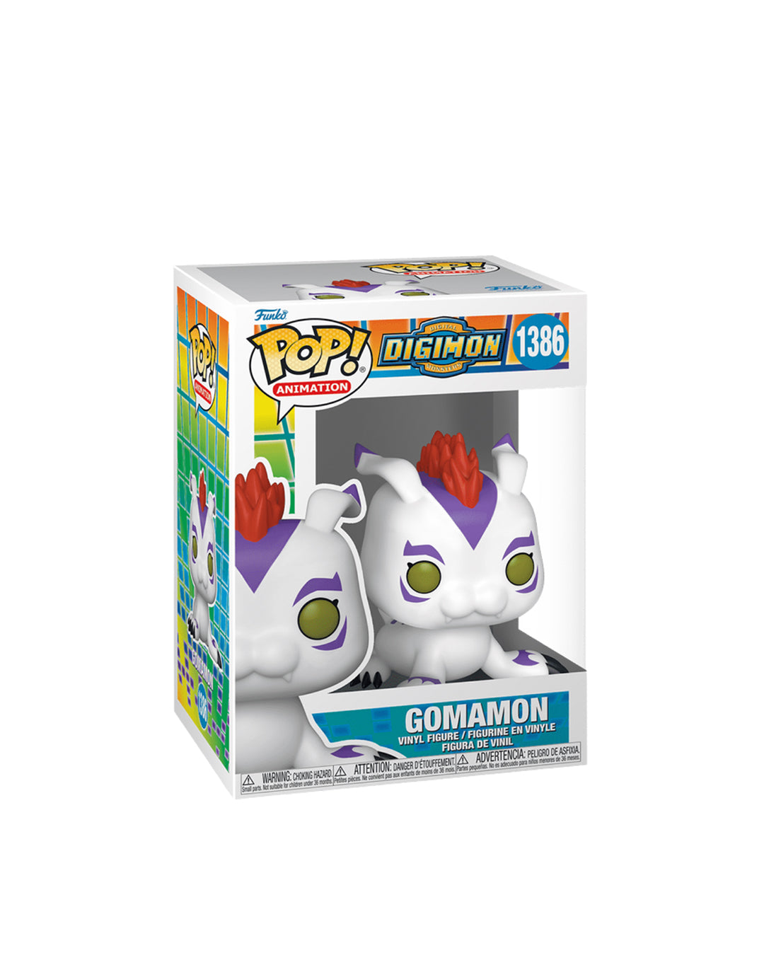 Funko Pop Animation Digimon 1386 Gomamon, figura coleccionable oficial, disponible en figuraschile.cl