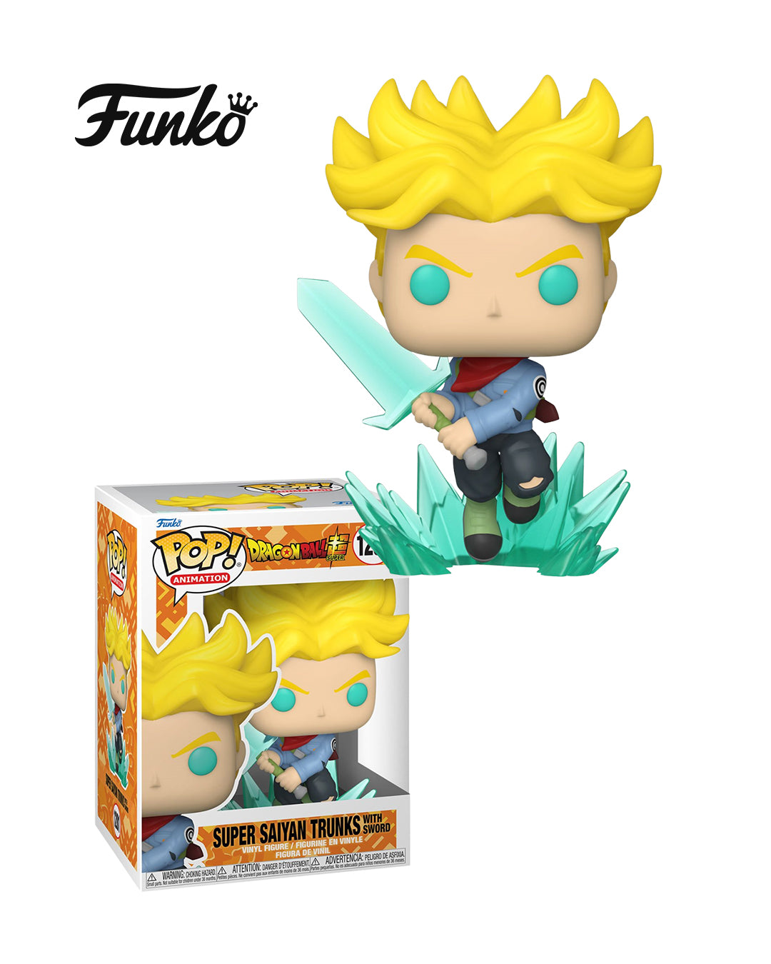 Funko Pop! (Dragon Ball Super) Super Saiyan Trunks #1281 (with sword)