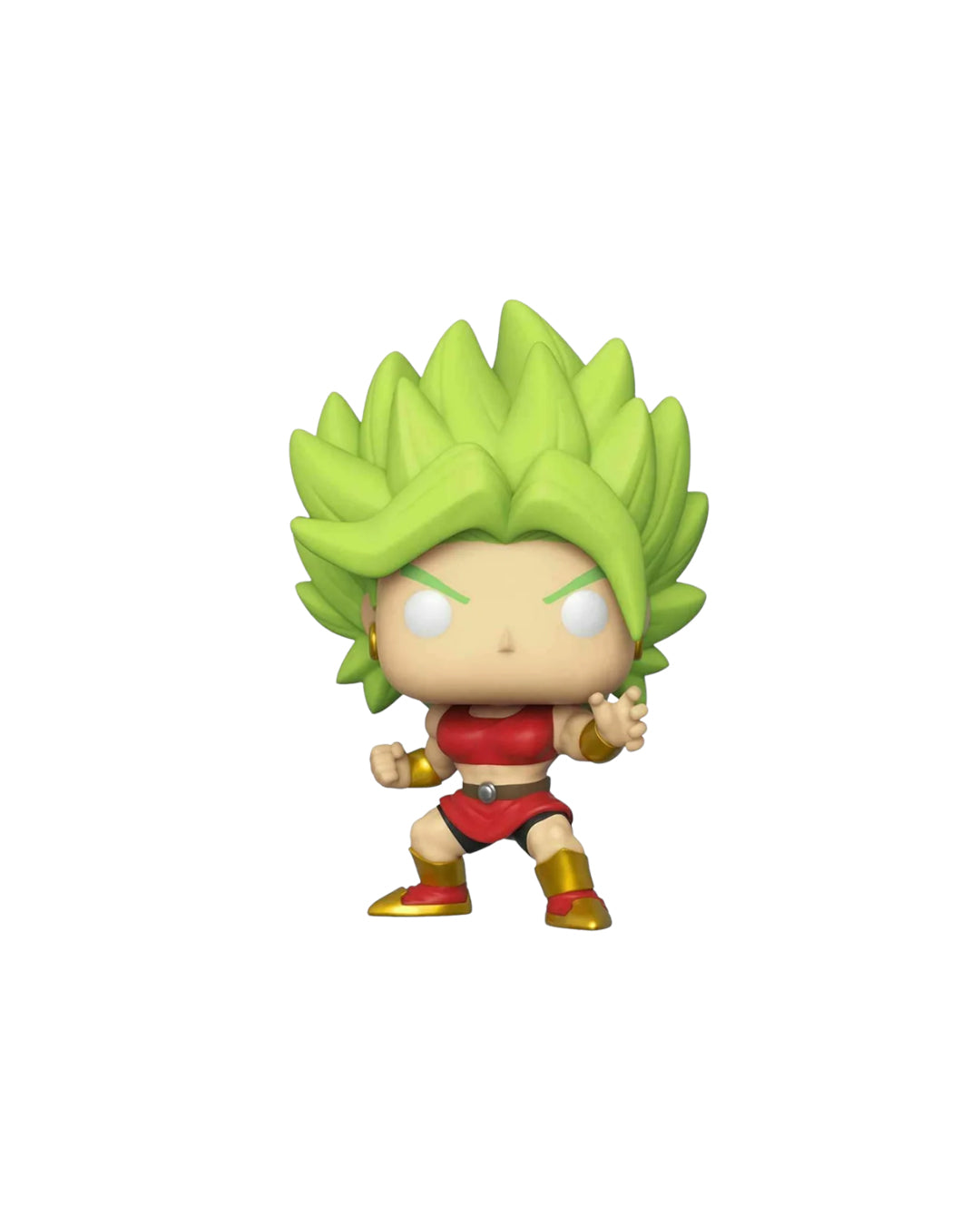 Figura Funko Pop #815 de Super Saiyan Kale de Dragon Ball Super con cabello verde y pose de combate en caja coleccionable disponible en figuraschile.cl