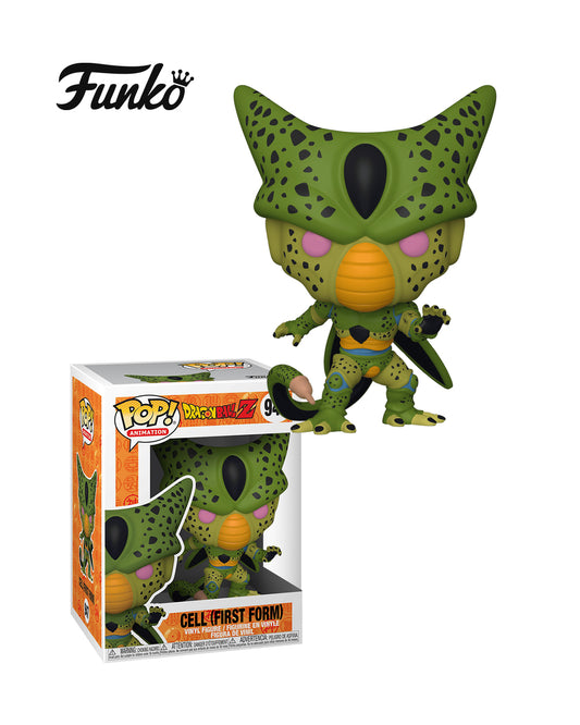 Figura Funko Pop! Animation Dragon Ball Z Cell Primera Forma en caja, personaje de la saga Dragon Ball Z, edición coleccionable disponible en Figuras Chile.