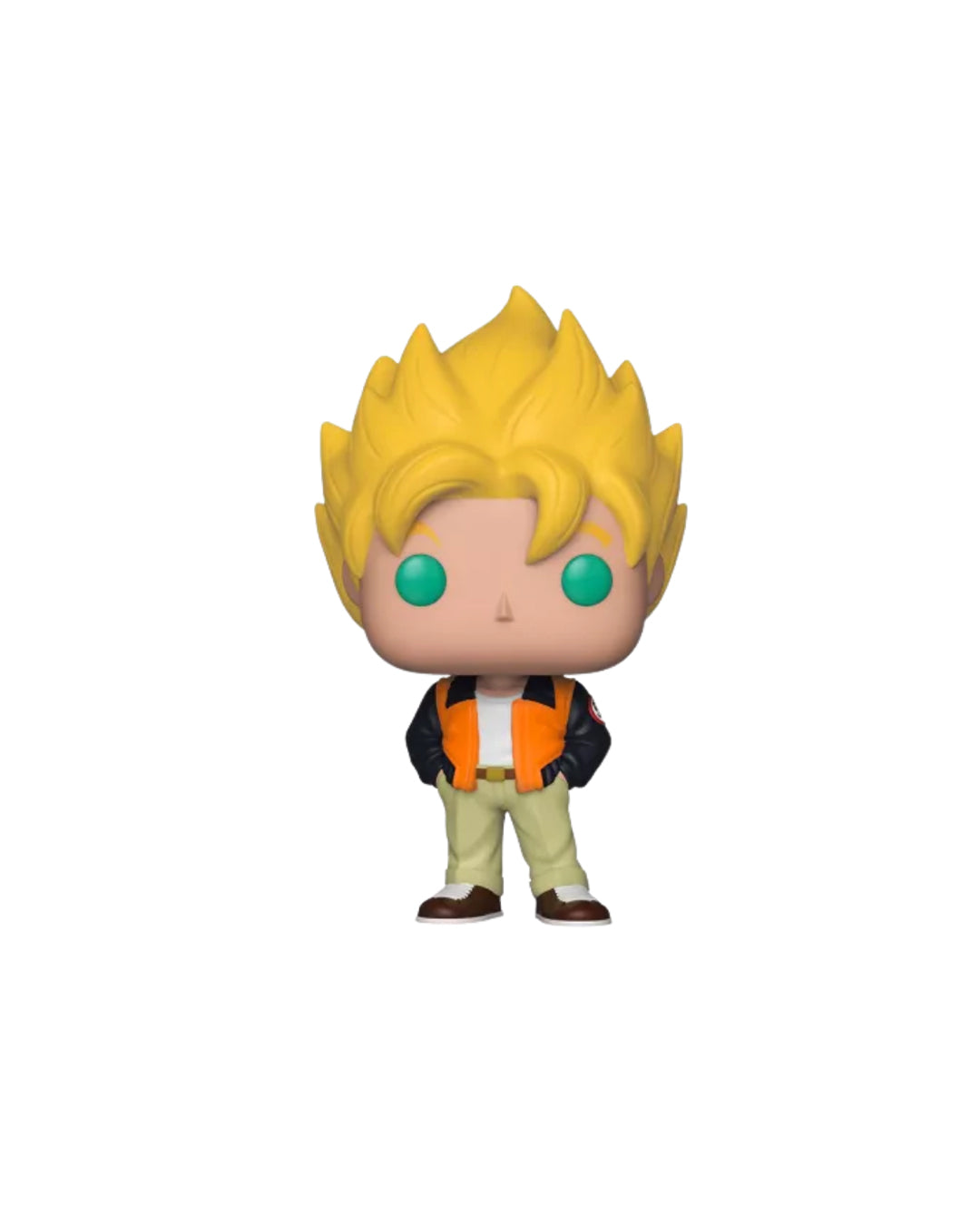 Figura Funko Pop #527 de Goku de Dragon Ball Z con traje casual y expresión determinada en caja coleccionable disponible en figuraschile.cl