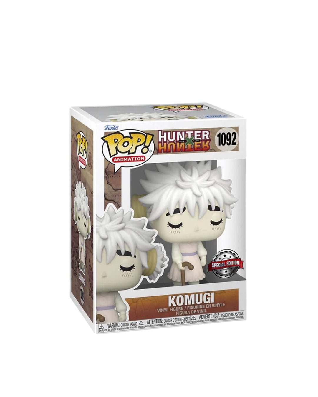 Funko Pop Animation Hunter x Hunter 1092 Komugi Special Edition en caja original, figura coleccionable exclusiva para fans del anime. Disponible en figuraschile.cl