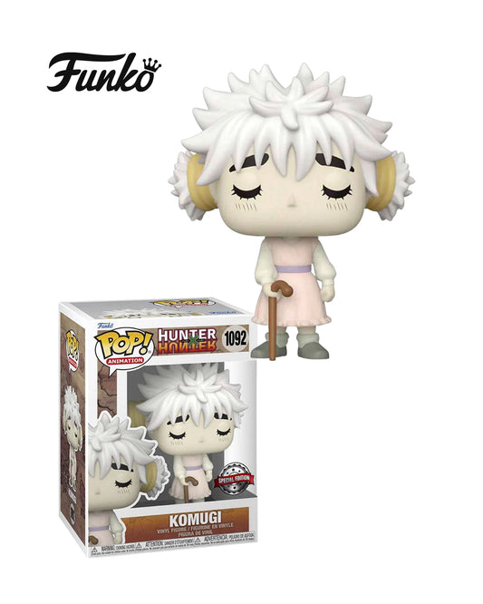 Funko Pop Animation Hunter x Hunter 1092 Komugi Special Edition en caja original, figura coleccionable exclusiva para fans del anime. Disponible en figuraschile.cl