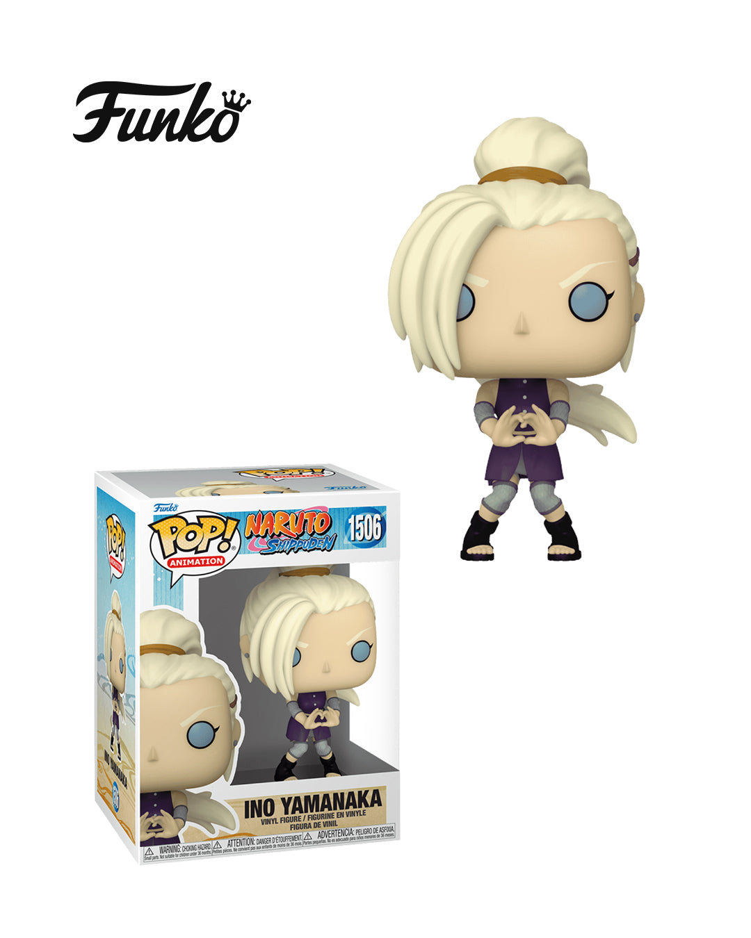 Funko Pop Animation Naruto Shippuden 1506 Ino Yamanaka, figura coleccionable oficial, disponible en figuraschile.cl