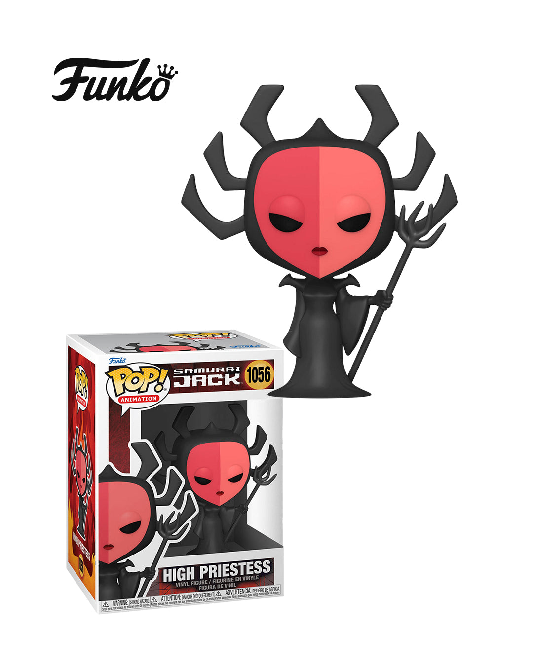 Funko Pop! Animation Samurai Jack High Priestess #1056 — figura coleccionable basada en la villana de la serie animada Samurai Jack. Disponible en figuraschile.cl