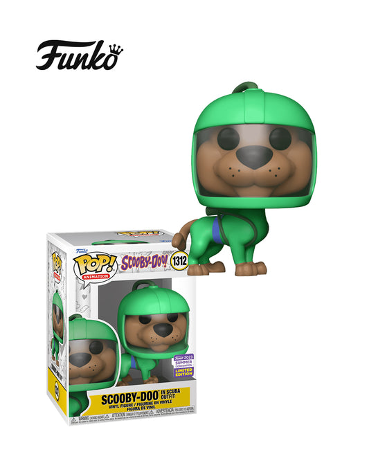 Funko Pop Animation Scooby Doo 1312 Scooby Doo en traje de buceo, figura coleccionable edición limitada Funko 2023 Summer Convention, disponible en figuraschile.cl