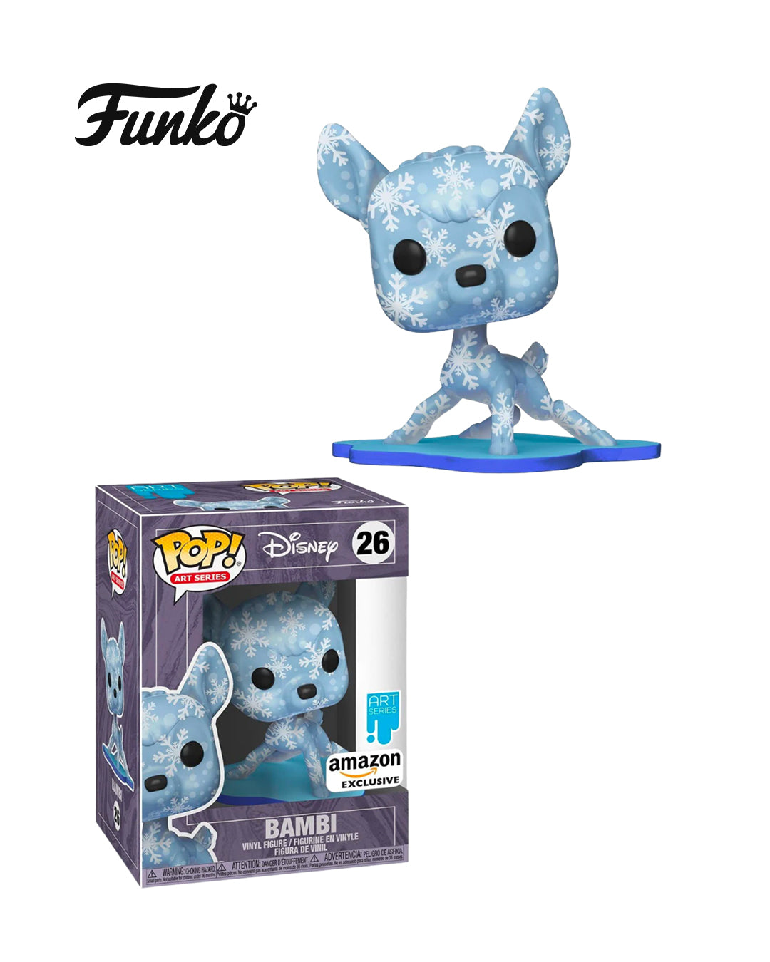 Funko Pop Art Series Disney 26 Bambi, figura coleccionable exclusiva Amazon, disponible en figuraschile.cl