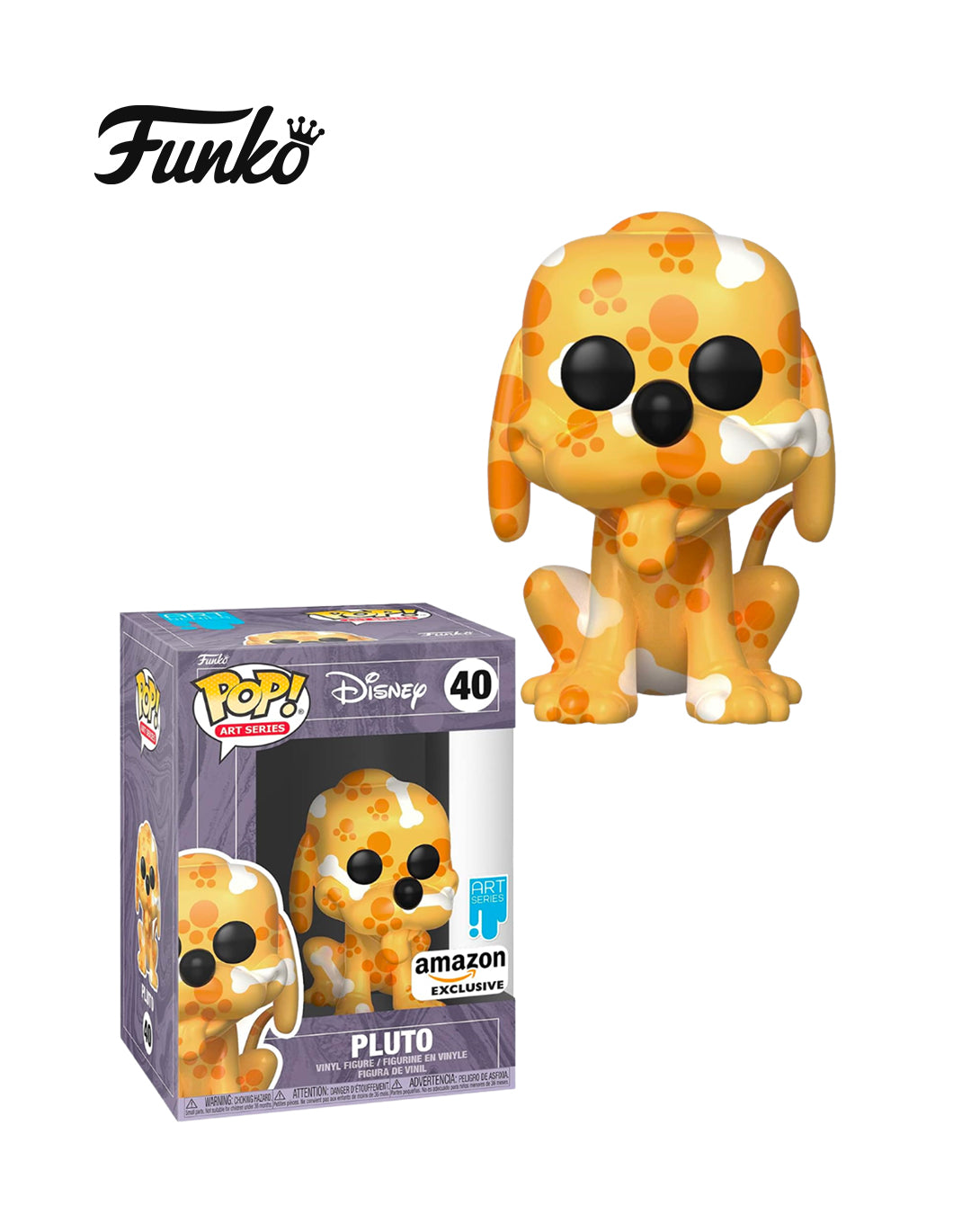 Funko Pop Art Series Disney 40 Pluto, figura coleccionable exclusiva Amazon, disponible en figuraschile.cl