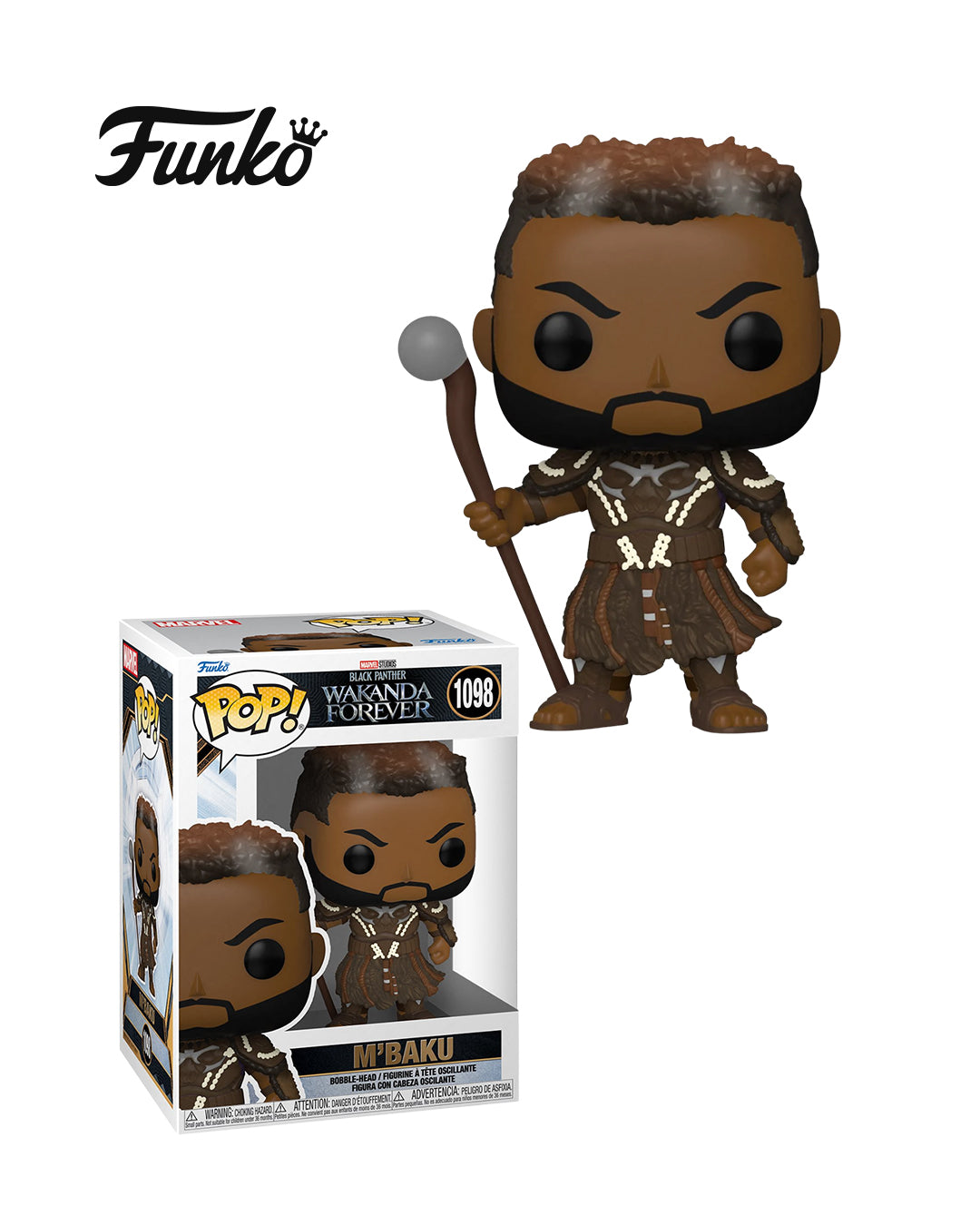 Funko Pop! (Marvel Studios - Black Panther - Wakanda Forever) M'Baku #1098