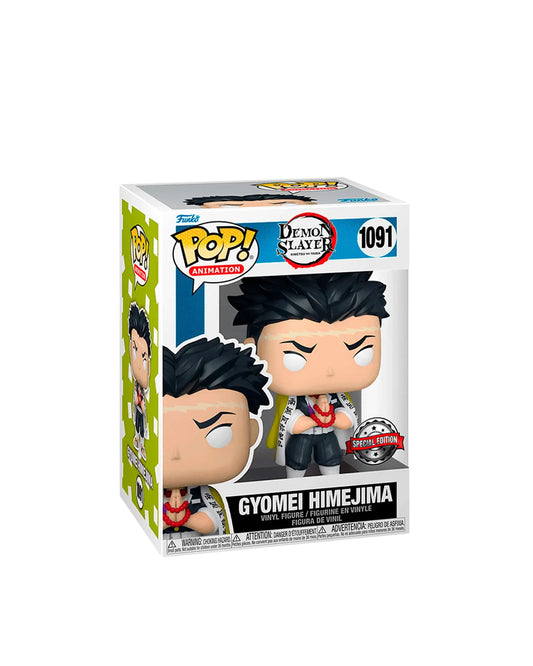 Funko Pop Demon Slayer Gyomei Himejima Special Edition en caja original, figura coleccionable exclusiva del Pilar de la Roca del anime Kimetsu no Yaiba. Disponible en figuraschile.cl