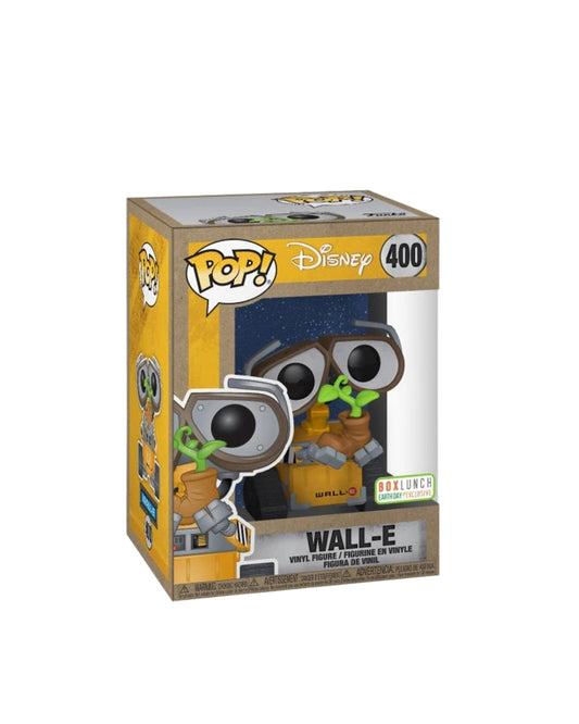 Funko Pop Disney 400 Wall-E Exclusive BoxLunch Earth Day en caja original, figura coleccionable edición especial para fans de Disney y Wall-E. Disponible en figuraschile.cl