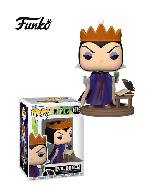 Figura Funko Pop! Disney Villains Evil Queen #1079 en caja original, distribuida por www.figuraschile.com