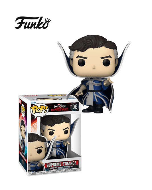 Figura Funko Pop! Doctor Strange Multiverse of Madness Doctor Strange en caja, personaje de la película Doctor Strange 2, edición coleccionable disponible en Figuras Chile.