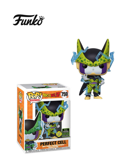 Figura Funko Pop Dragon Ball Perfect Cell 759 – diseño detallado y exclusivo del icónico villano, ideal para coleccionistas de Dragon Ball; disponible en figuraschile.com