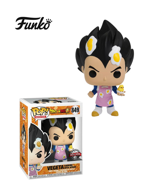Funko Pop Dragon Ball Super 849 Vegeta Special Edition en caja original, figura coleccionable exclusiva del príncipe Saiyajin Vegeta. Disponible en figuraschile.cl