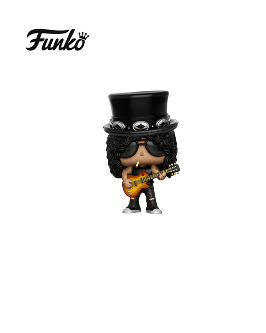 Figura Funko Pop Guns N' Roses Slash 51 – diseño detallado del legendario guitarrista de Guns N' Roses, perfecto para coleccionistas de música; disponible en figuraschile.com